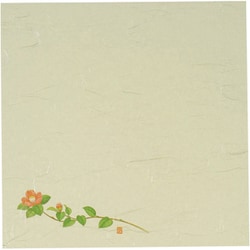 5寸懐紙 四季の花(100枚入) S5-15 椿 QKID1