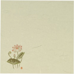 5寸懐紙 四季の花(100枚入) S5-18 はす・仏事 QKID4