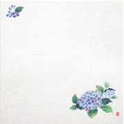 QKIP901 [耐油しぼり懐敷 4寸(100枚入) あじさい TA-E09]