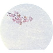 QMT10 [遠赤抗菌和紙 尺3半月まっと(100枚) 桜 WH-9]