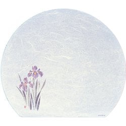 遠赤抗菌和紙 尺3半月まっと(100枚) あやめ WH-11 QMT12