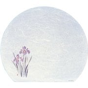 QMT12 [遠赤抗菌和紙 尺3半月まっと(100枚) あやめ WH-11]