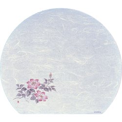 遠赤抗菌和紙 尺3半月まっと(100枚) 鉄仙 WH-12 QMT13