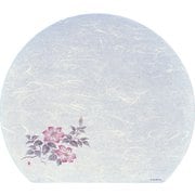QMT13 [遠赤抗菌和紙 尺3半月まっと(100枚) 鉄仙 WH-12]