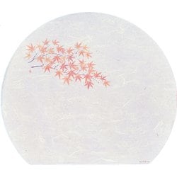 遠赤抗菌和紙 尺3半月まっと(100枚) もみじ WH-13 QMT14