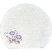 遠赤抗菌和紙 尺3半月まっと(100枚) 朝顔 WH-16 QMT17