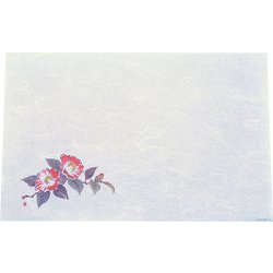遠赤抗菌和紙 尺3まっと(100枚入) 椿 WS-2 QMT19