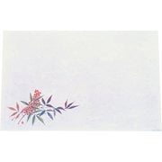 遠赤抗菌和紙 尺3まっと(100枚入) 南天 WS-4 QMT21