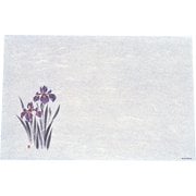 QMT28 [遠赤抗菌和紙 尺3まっと(100枚入) あやめ WS-11]