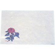 QMT35 [遠赤抗菌和紙 尺3まっと(100枚入) 紫陽花 WS-18]