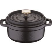ピコ・ココット ラウンド 12cm 40509-471 ブラック RST3402