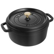 ピコ ココット ラウンド 22cm ブラック 生涯保証・国内正規販売品 40509-305