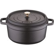 ピコ・ココット ラウンド 26cm 40509-310 ブラック RST3409