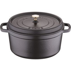 ピコ・ココット ラウンド 28cm 40500-281 ブラック RST3410