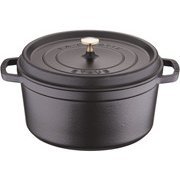 ピコ・ココット ラウンド 28cm 40500-281 ブラック RST3410