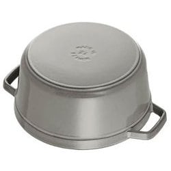【日本正規品】ストウブ ピコ・ココットラウンド18cmグレー 40509-484 ストウブ ピコ ココット ラウンド 18cm 40509-484 [グレー] (鍋