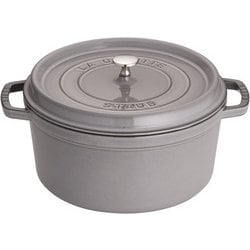 ピコ・ココット ラウンド 28cm 40509-314 グレー RST4740