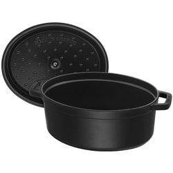 ストウブ ピコ・ココット オーバル 27cm ブラック STAUB(ストウブ) ピコ・ココット オーバル 27cm (ブラック