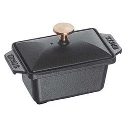 新品未使用　ストウブ　STAUB  ハーフテリーヌ　staub ブラック