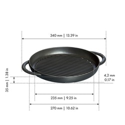 ヨドバシ.com - STAUB ストウブ ピュアグリル 26cm ブラック