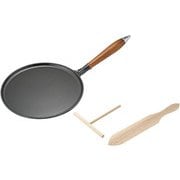 木柄クレープパン 40509-525 28cm RST6201