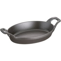 オーバルスタッカブルディッシュ 21cm 40509-391 ブラック RST5002