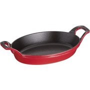 オーバルスタッカブルディッシュ 21cm 40509-896 チェリー RST5014