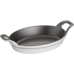 オーバルスタッカブルディッシュ 21cm 40509-559 グレー RST5010