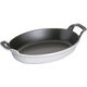 オーバルスタッカブルディッシュ 24cm 40509-562 グレー RST5016