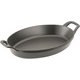オーバルスタッカブルディッシュ 32cm 40509-342 ブラック RST5008
