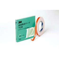 両面粘着テープ 7130 12mmX3m 厚さ3.0mm 白 713012AAD