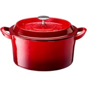 3631 [ボン・ボネール ココット 両手鍋 鉄鋳物 22cm レッド]