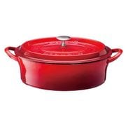 ボン・ボネール ココットオーバル 11cm レッド ABVB602