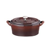 ボン・ボネール ココットオーバル 14cm ブラウン ABVB606
