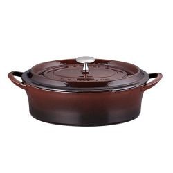 ボン・ボネール ココットオーバル 26cm ブラウン ABVB612