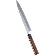 歌舞伎調和庖丁 忠舟 柳刃 24cm 黒金茶 ATD0101