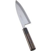 歌舞伎調和庖丁 忠舟 出刃 15cm 黒金茶 ATD0201