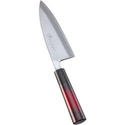 歌舞伎調和庖丁 忠舟 出刃 15cm 茜 ATD0203