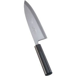 歌舞伎調和庖丁 忠舟 出刃 21cm 黒石目 ATD0214