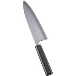 歌舞伎調和庖丁 忠舟 出刃 24cm 黒石目 ATD0217