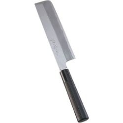 歌舞伎調和庖丁 忠舟 薄刃 19.5cm 黒石目 ATD0305