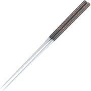 BML1103 [歌舞伎調 盛箸 黒金茶 180mm]