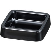 メラミン カラー灰皿 A-271 正角 〈黒〉 PHI699A