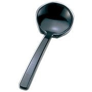 メラミン 田舎杓子 黒 QIN029A