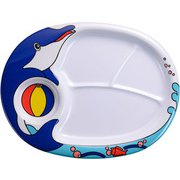 メラミンお子様ランチ皿 イルカ RLV30