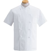 SHK10002 [コックコート・半袖 KG-412 (ホワイト) M]