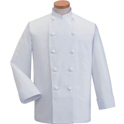 SKT5202 [サマーコックコート・長袖KD-418 M (ホワイト)]