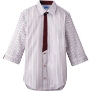 SSY3806 [男女兼用七分袖シャツ 3L BT-3121 エンジ]