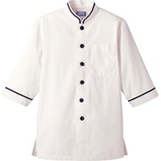 SKC3702 [ショップコート D-1128(O白×紺) M]