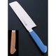 抗菌カラー庖丁 菜切 18cm MNK-180 ブラウン AKL10186A
